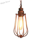 Briella Industrial Pendant Lamp: Rustic Charm For Your Bedroom