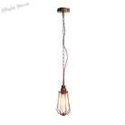 Briella Industrial Pendant Lamp: Rustic Charm For Your Bedroom