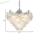 Brielle’s Crystal Chandelier - Modern Elegance With Tapered Petals (10 Lights) Chandelier