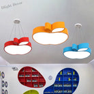 Brighten And Delight: Playful Apple - Shaped Nursery Light Ceiling