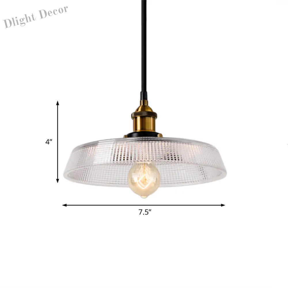 Brighten Your Space With Industrial Charm: The Farmhouse Brass Dome Pendant Light Lighting