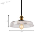 Brighten Your Space With Industrial Charm: The Farmhouse Brass Dome Pendant Light Lighting