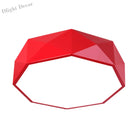 Brighten Your Space With Playful Colors: Acrylic Polygon Led Light Ceiling