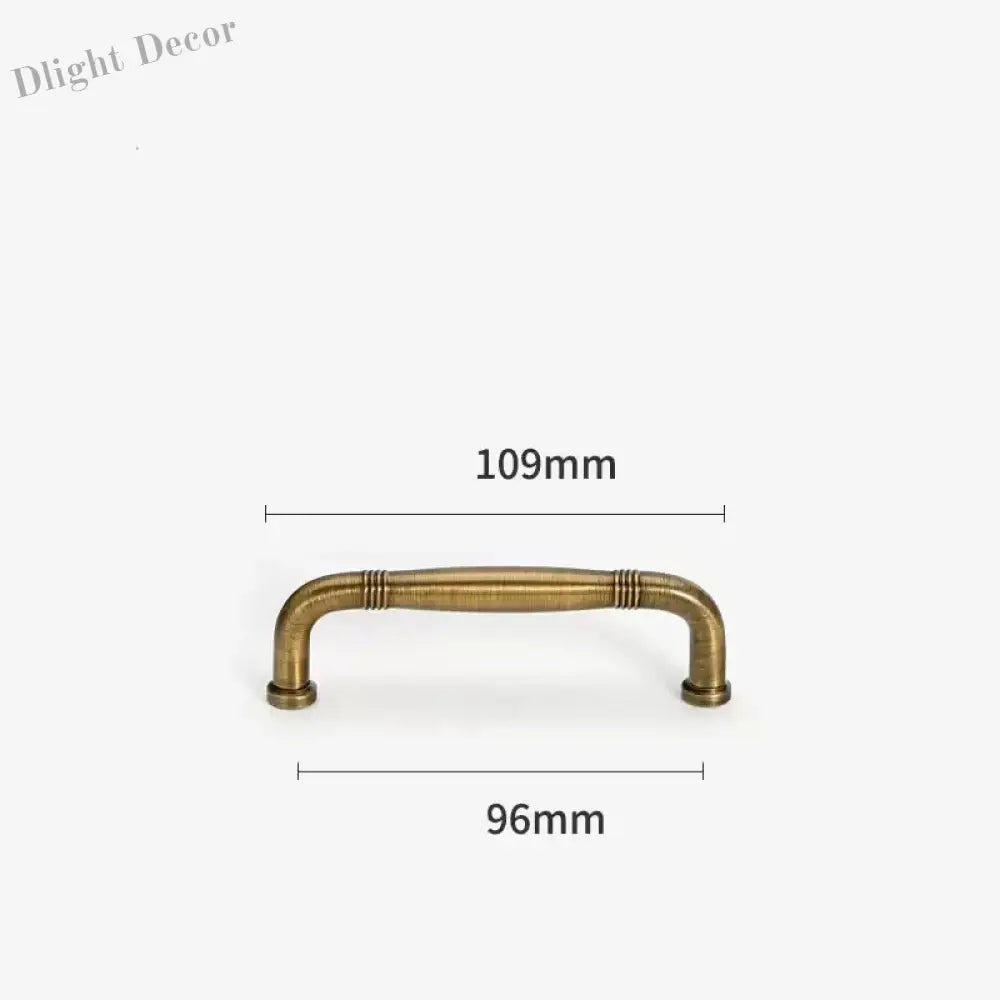 Bronze Cabinet Handles – Antique Furniture Pulls for Wardrobe Vintage Drawer and Cupboard 109mm Handles