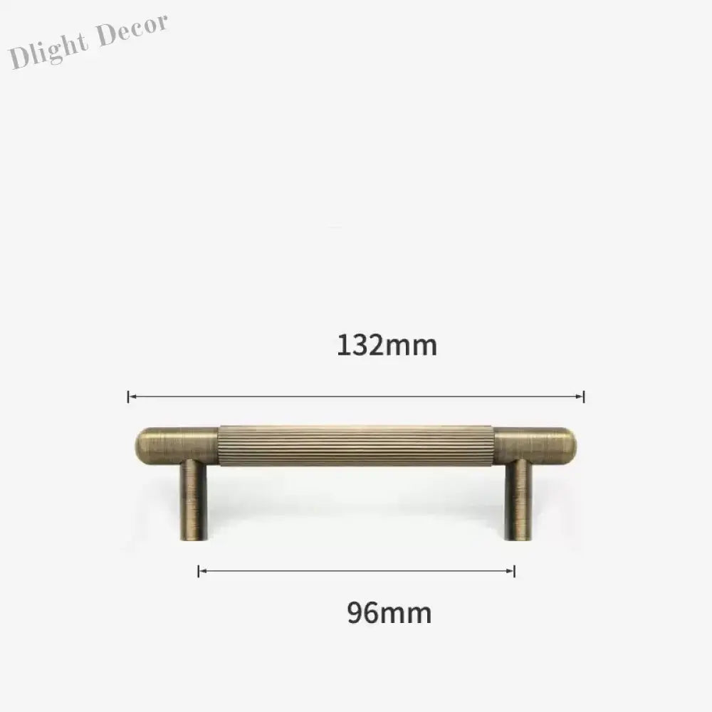 Bronze Cabinet Handles – Antique Furniture Pulls for Wardrobe Vintage Drawer and Cupboard 132mm Handles