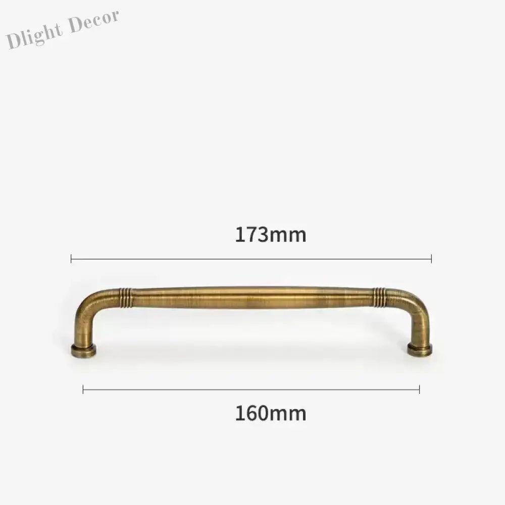 Bronze Cabinet Handles – Antique Furniture Pulls for Wardrobe Vintage Drawer and Cupboard 173mm Handles