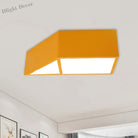 Brooke Playful Trapezoid Ceiling Lamp: Brighten Your Child’s Room With Fun Colors Light Fixtures