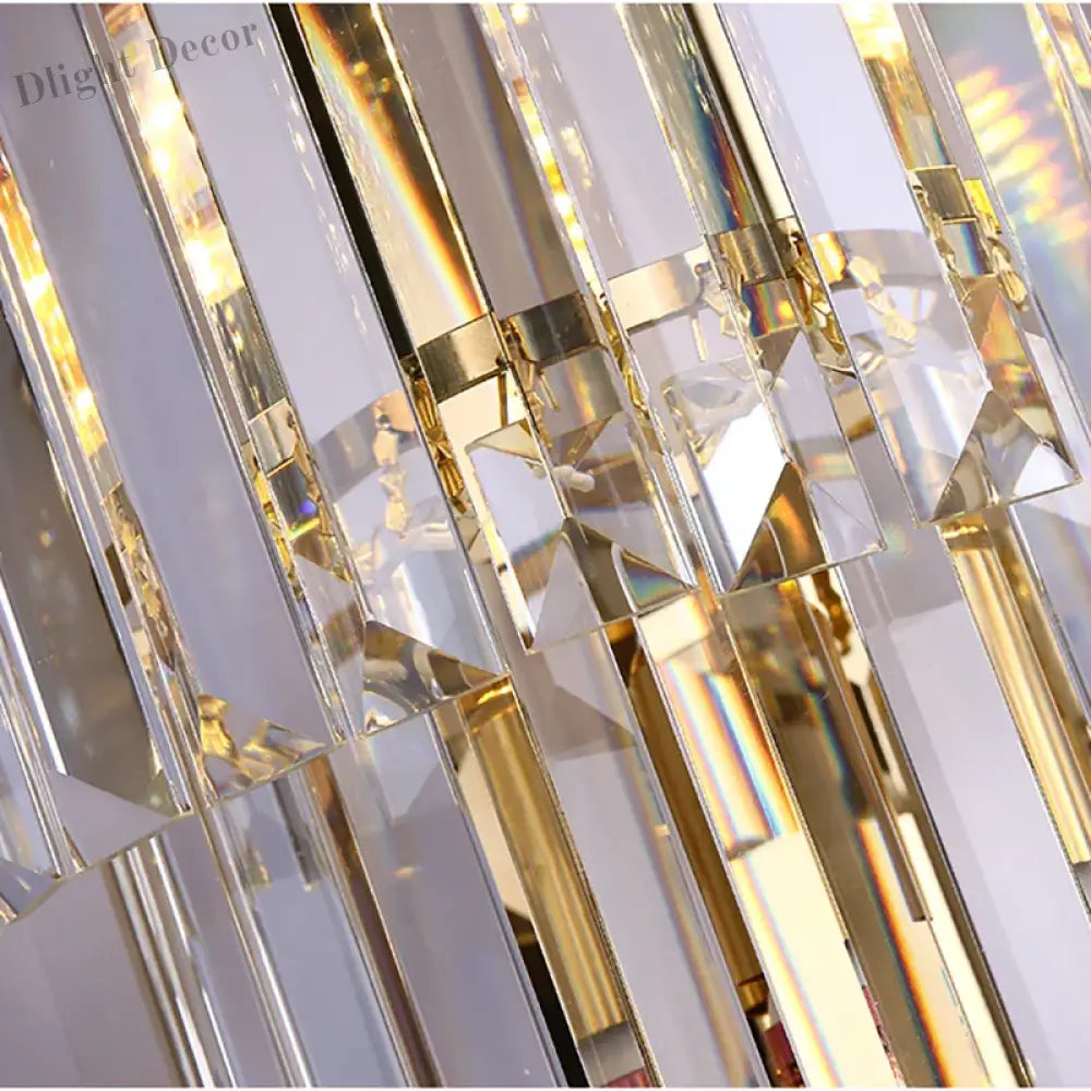 Brooklyn Hotel Lobby Crystal Wall Lamp - Luxurious Lighting For Elegance And Style Wall Lamp