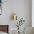 Brooklynn Elegance Meets Dazzling Illumination: The Gold Plated Metal Bullet Pendant Lamp