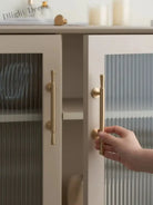 Brushed Gold Brass Cabinet Handles – Modern Knobs and Bar Pulls (50mm-280mm) Handles