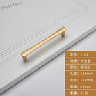 Brushed Zinc Alloy Door Handle – Simple Single Hole Design coppery-128 Handles