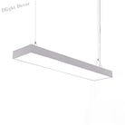 Callie Modern Pendant - Sleek Rectangular Led Light With Adjustable Length