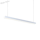 Callie Modern Pendant - Sleek Rectangular Led Light With Adjustable Length