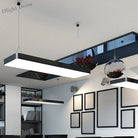 Callie Modern Pendant - Sleek Rectangular Led Light With Adjustable Length