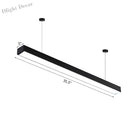 Callie Modern Pendant - Sleek Rectangular Led Light With Adjustable Length