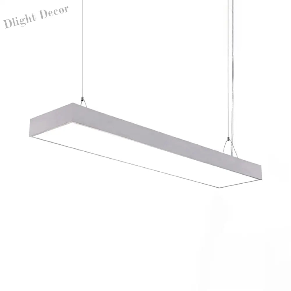 Callie Modern Pendant - Sleek Rectangular Led Light With Adjustable Length