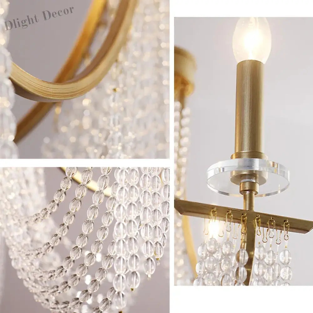 Candle Ceiling Chandeliers - Led Lustres For Classical Home Decoration Pendant Lighting In Living