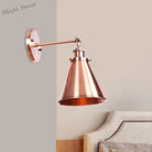 Captivate Your Living Room With Industrial Flair: The Conical Wall Mount Light Wall Light