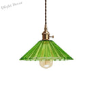 Caroline Scalloped Glass Pendant Lamp - Brass Accents For Contemporary Spaces