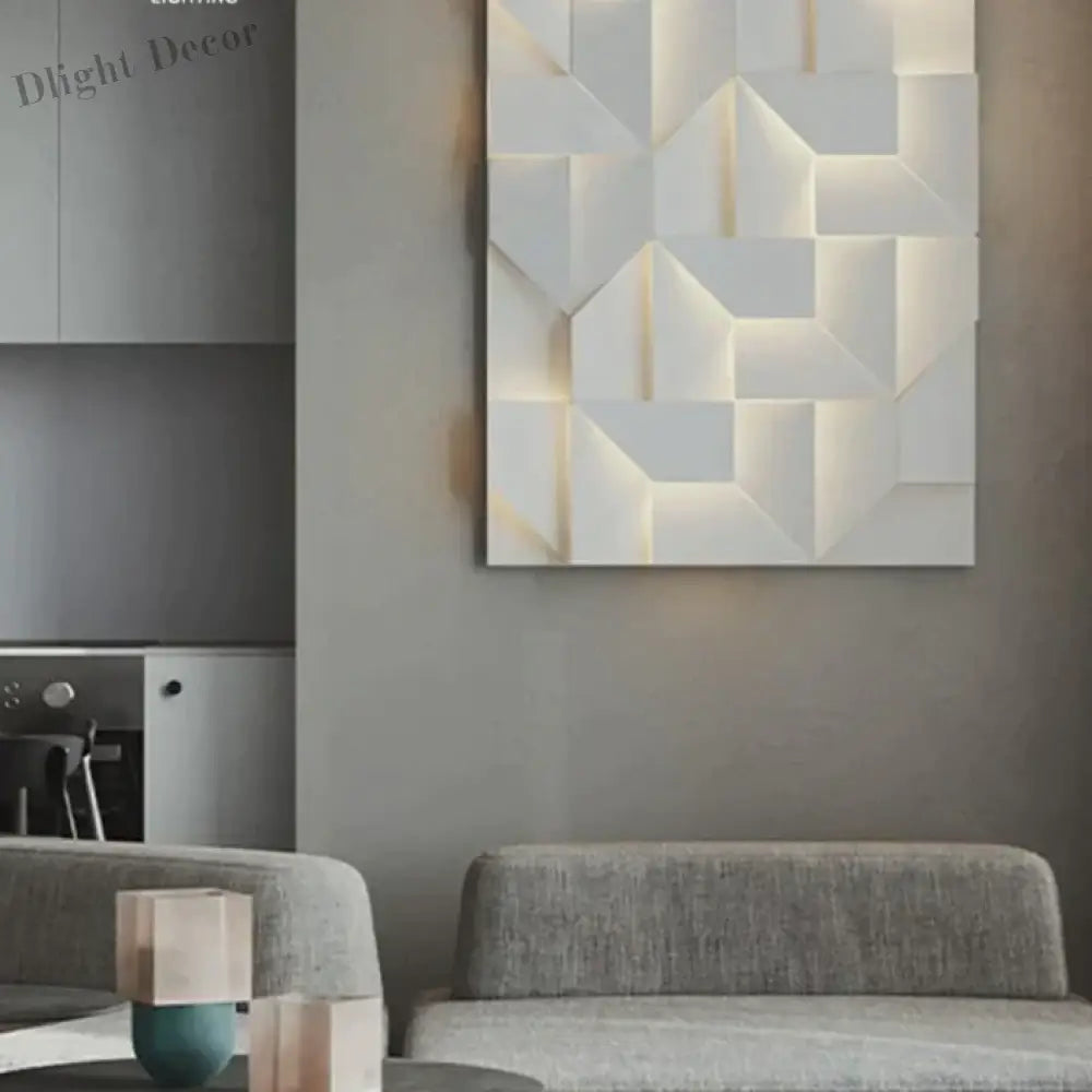 Caroline’s Geometric Art Wall Lamp - Creative Indoor Lighting For Home Decor Wall Lamp