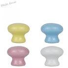 Cartoon Ceramic Cabinet Handles – Single Hole Circular Knobs for Children’s Room Furniture Knobs