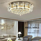 Cartoon Children’s Room Crystal Ceiling Light - Butterfly Chandelier And Balloon Led Bedroom For