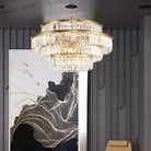 Cascading Brilliance: A Majestic Centerpiece For Your Dining Room Gold Pendant Lighting