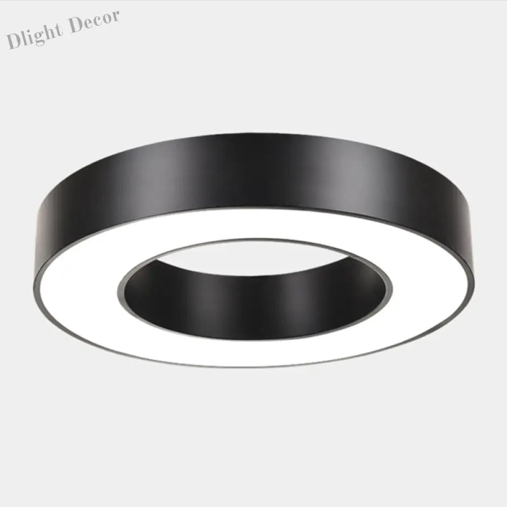 Catalina Minimalism Meets Efficiency: Led Ceiling Mount Light Black / Small Circle