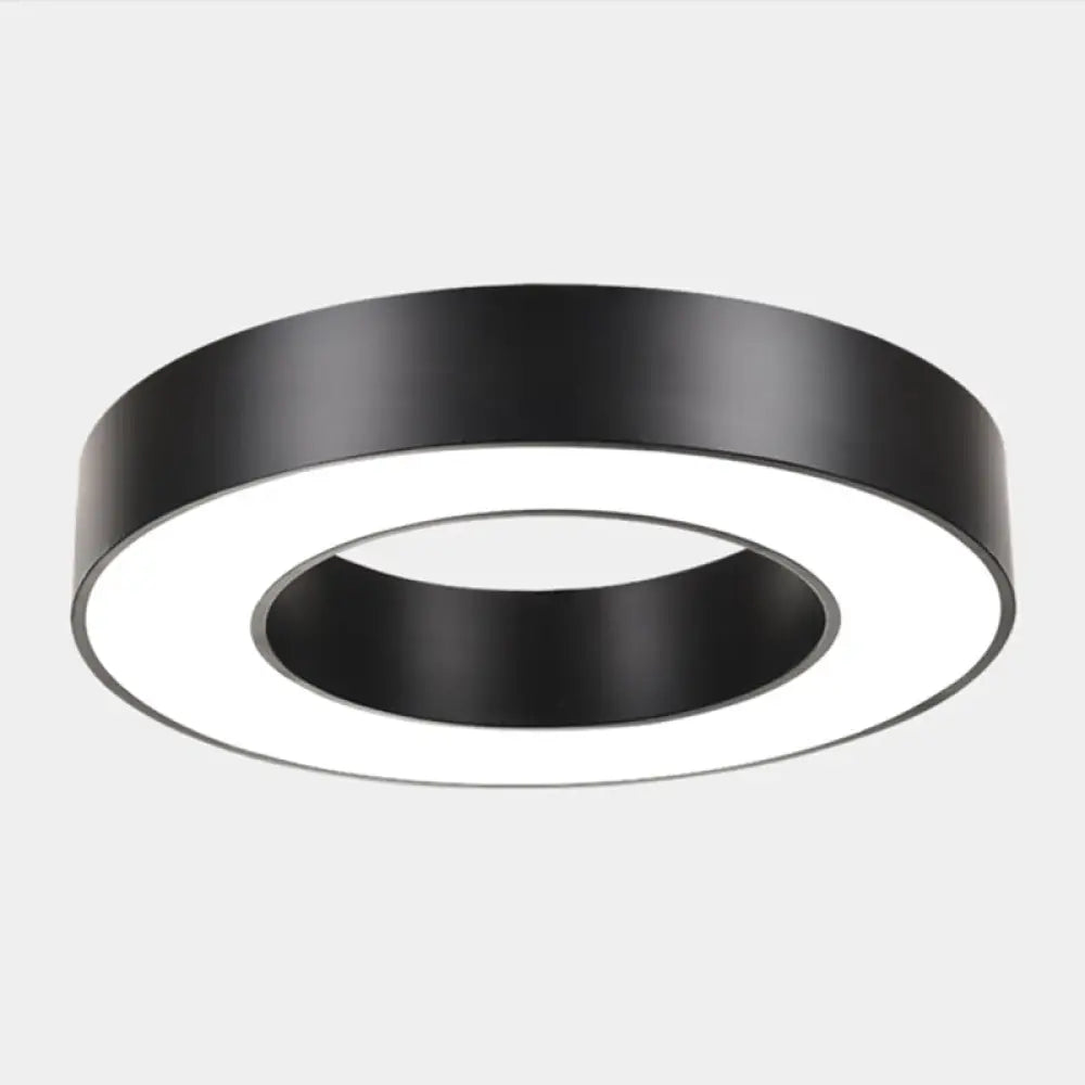 Catalina Minimalism Meets Efficiency: Led Ceiling Mount Light Black / Small Circle