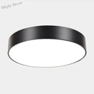 Catalina Minimalism Meets Efficiency: Led Ceiling Mount Light Black / Small Round