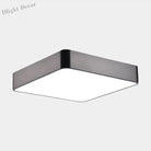 Catalina Minimalism Meets Efficiency: Led Ceiling Mount Light Black / Small Square