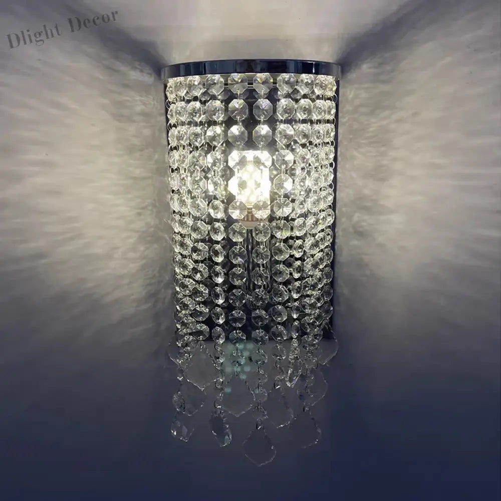 Cayson Modern Luxury Transparent Crystal Wall Lamp - Illuminate Your Space With Elegance Wall Lamp