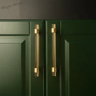 Champagne Acrylic and Brass Cupboard Handles – T-Bar Drawer Pulls for Bedroom and Bathroom Handles