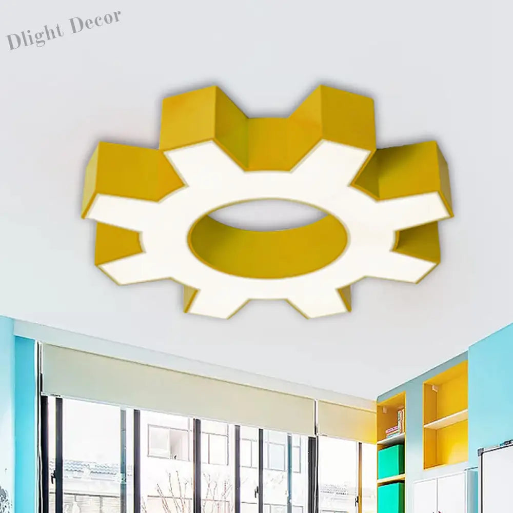 Charlie’s Gear Ceiling Light: Fun And Functional