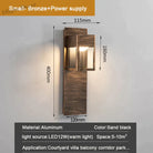 Charlotte’s Ip67 Waterproof Outdoor Led Wall Light With Motion Sensor - Stylish Garden And Porch