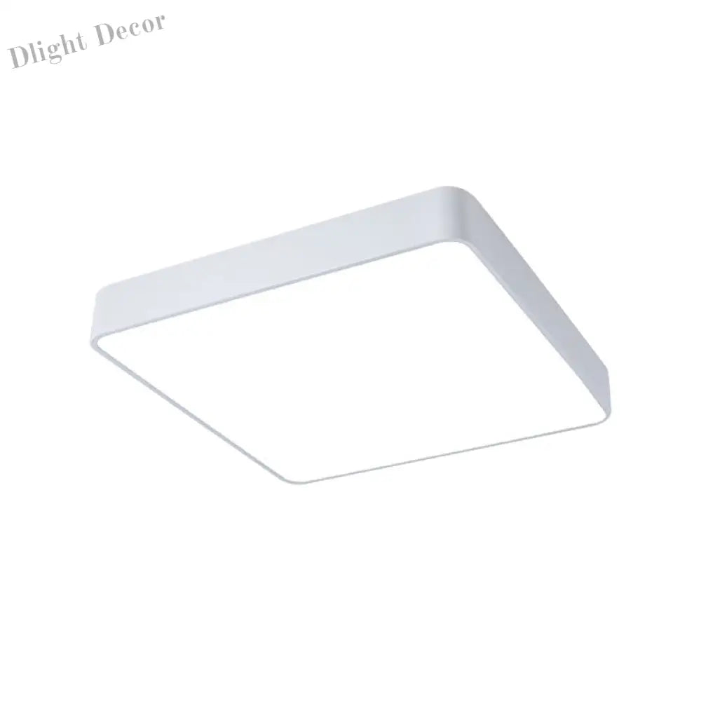 Cheerful Square Light For Kids’ Rooms: Led Flush Mount Fixture