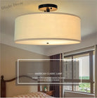 Chic American Country Fabric Led Ceiling Lights - Versatile Lighting For Modern Interiors Ceiling