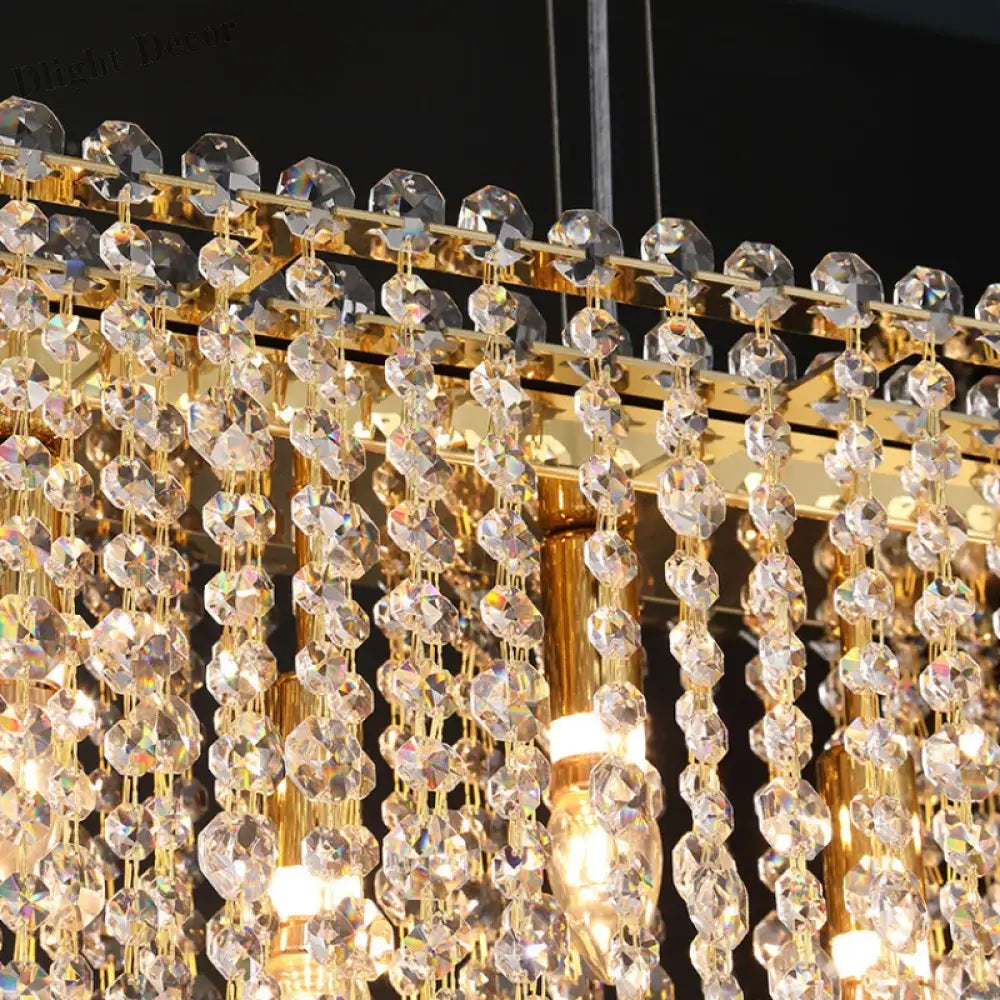 Chic Light Luxury Living Room Chandelier - Ideal For Creating Atmosphere In Lobbies Showrooms