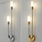 Chic Modern Led Wall Light - Gold Indoor Decor Ideal For Vanity Living Room Kitchen Bedroom And