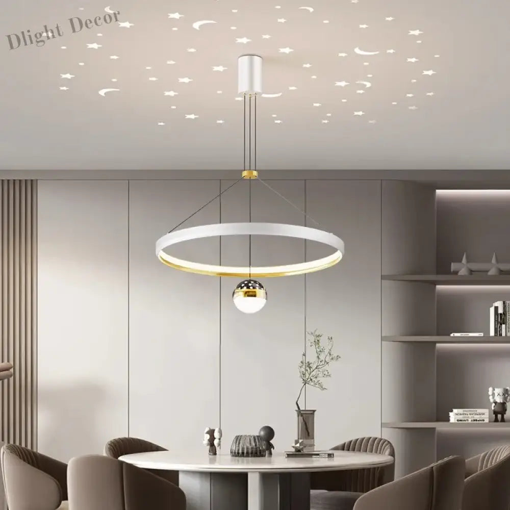 Chic Nordic Dining Room Chandelier - Stylish Ceiling Lamp For Indoor Lighting Pendant Light