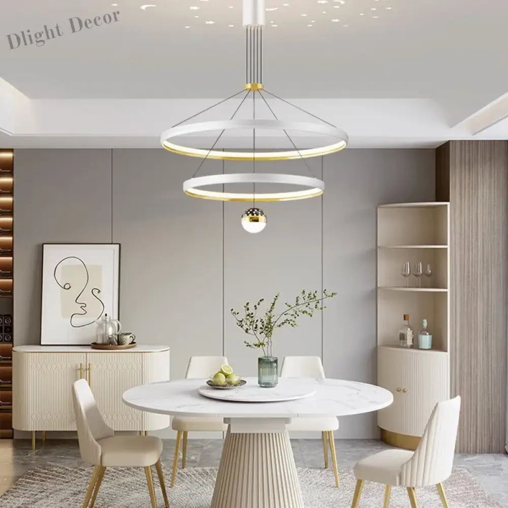 Chic Nordic Dining Room Chandelier - Stylish Ceiling Lamp For Indoor Lighting Pendant Light