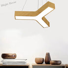 Chloe’s Y - Shaped Pendant: Modern Minimalism For Your Home Wood / 27.5’