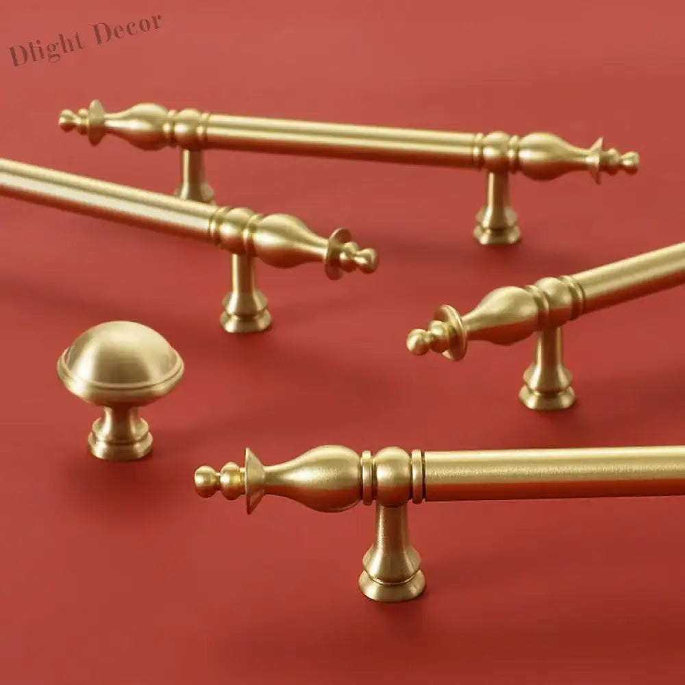 Chrome Brass Polished Gold Furniture Handle Modern Cabinet Pulls Wardrobe Cupboard Drawer Bar Knobs brass gold