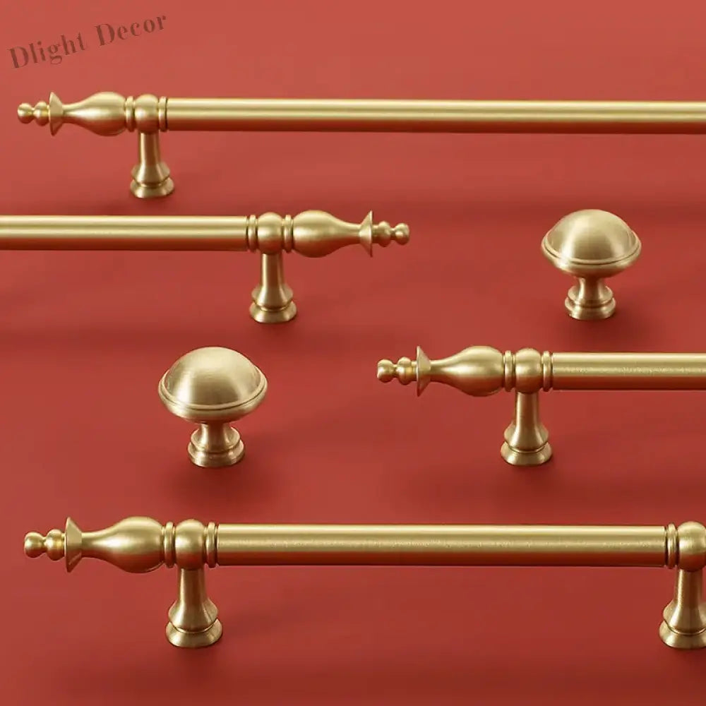 Chrome Brass Polished Gold Furniture Handle Modern Cabinet Pulls Wardrobe Cupboard Drawer Bar Knobs Handles