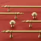 Chrome Brass Polished Gold Furniture Handle Modern Cabinet Pulls Wardrobe Cupboard Drawer Bar Knobs Handles