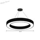 Circle Led Pendant Light Kit: Minimalist Elegance Meets Modern Functionality