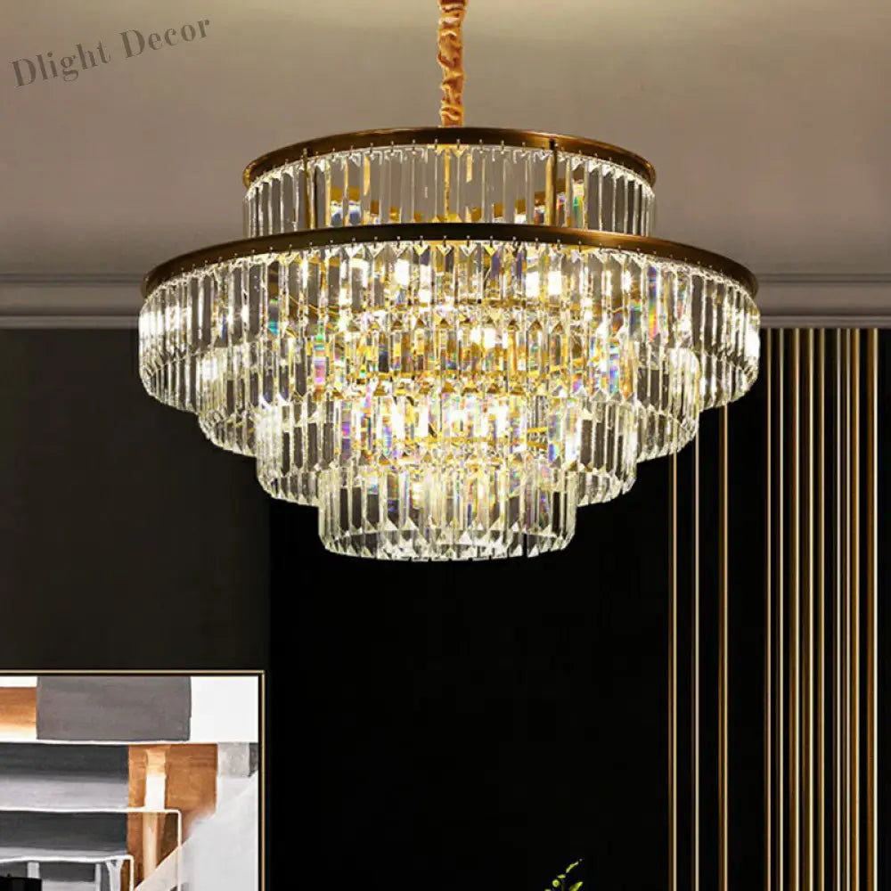 Claire’s Illuminating Crystal Pendant: Modern Elegance For Your Living Room