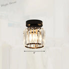 Clara - Elegant Black And Gold Semi - Flush Mount Light