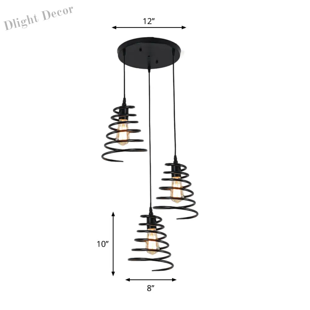 Clara’s Industrial Chic 3 - Light Pendant Light