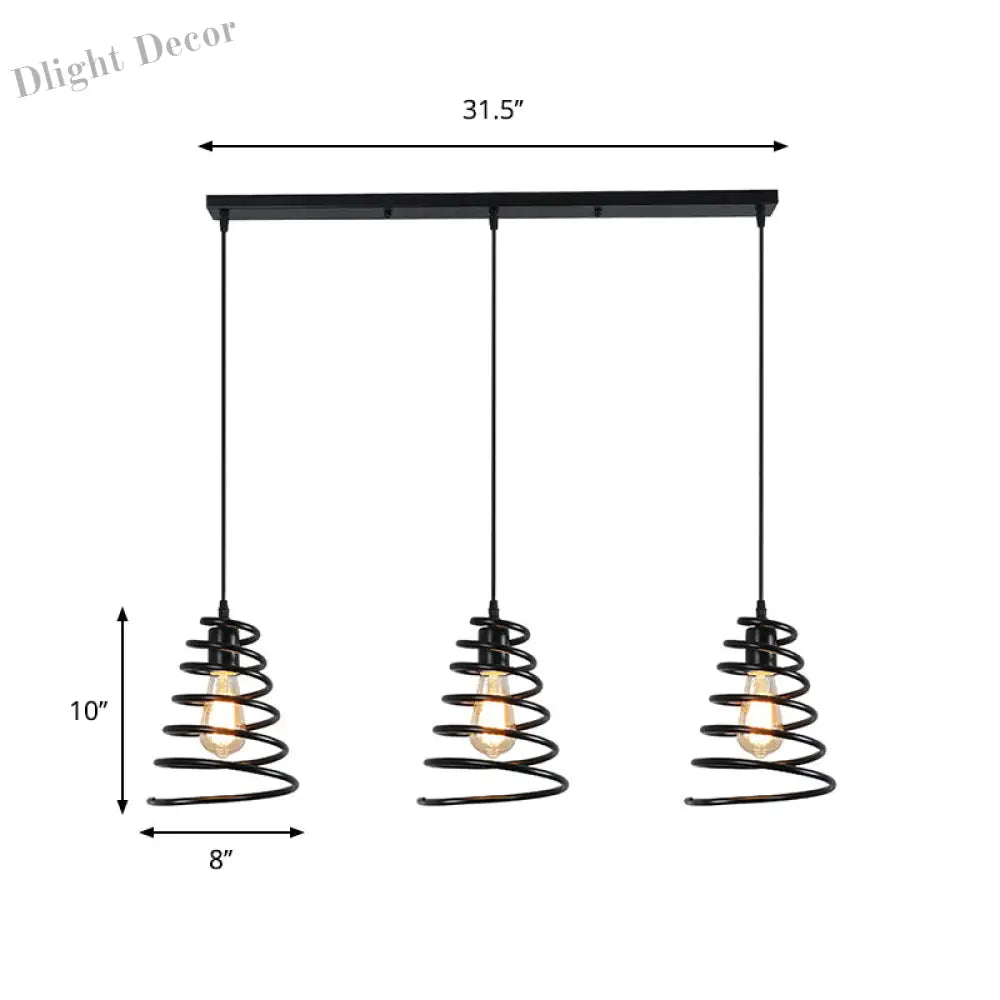 Clara’s Industrial Chic 3 - Light Pendant Light